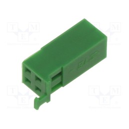 10 pcs : 925370-2 - MOD IV REC HSG, 2X2P