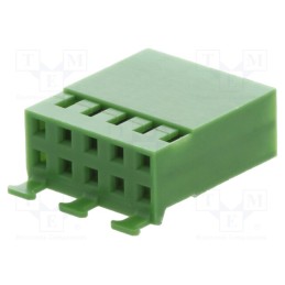 10 pcs : 925370-5 - MOD IV REC HSG 2X5P.