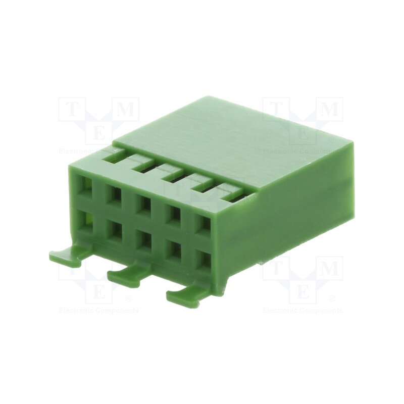 10 pcs : 925370-5 - MOD IV REC HSG 2X5P.