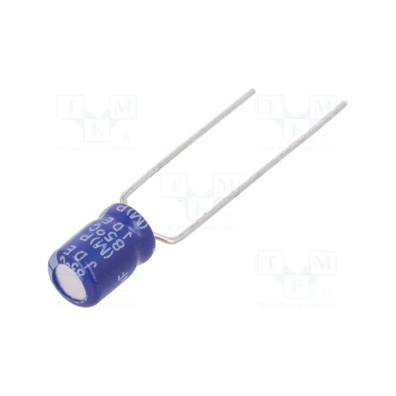 50 pcs : SS1A686M05007PA18P - Capacitor: electrolytic, THT, 68uF, 10VDC, Ø5x7mm, Pitch: 5mm, ±20%