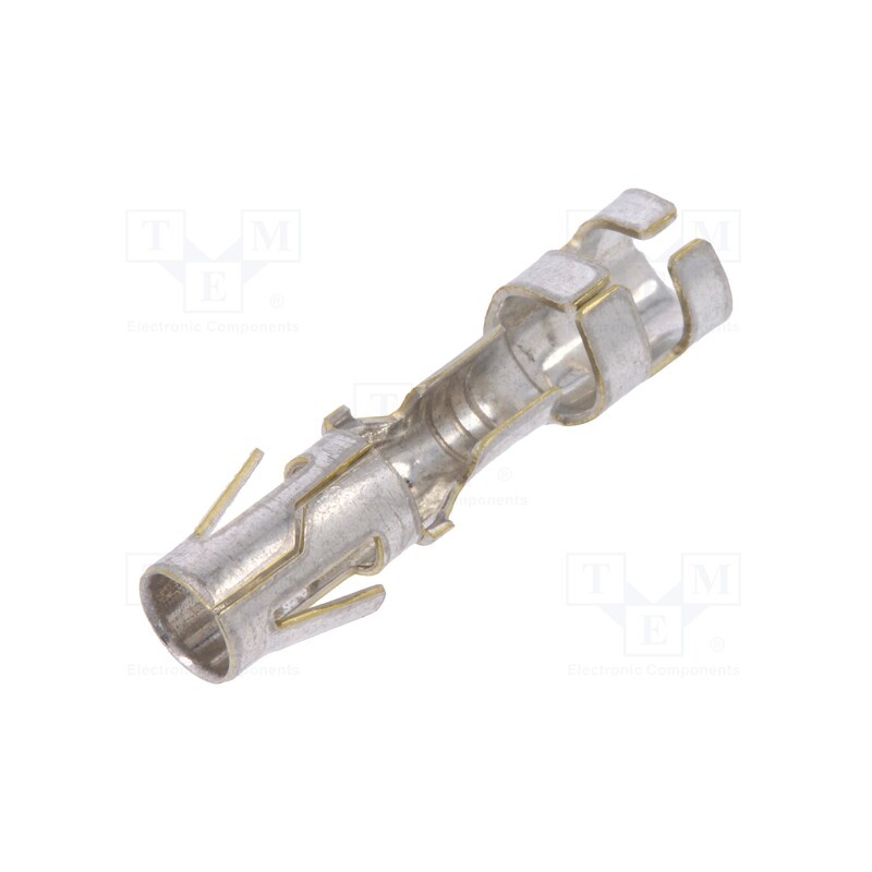 20 pcs : 925661-1 - Contact, female, brass, tinned, 0.5÷2mm2, .140 MATE-N-LOK, crimped