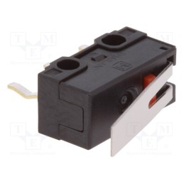 10 pcs : AH1482619-A - Microswitch SNAP ACTION, 1A/125VAC, 1A/30VDC, with lever, SPDT