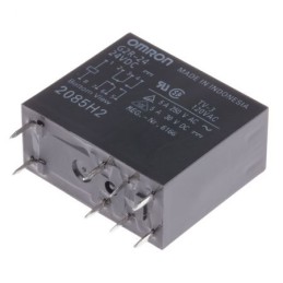 1 pcs - Omron PCB Mount Non-Latching Relay, 24V dc Coil, 3A Switching Current, DPDT