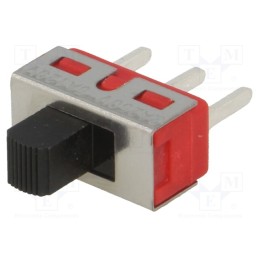 10 pcs : - Switch: slide, Pos: 2, SPDT, 2A/250VAC, 5A/28VDC, ON-ON, THT, 1000MΩ