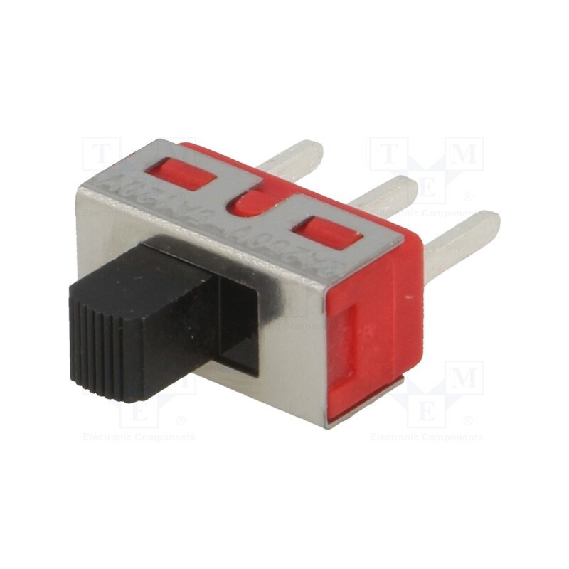 10 pcs : - Switch: slide, Pos: 2, SPDT, 2A/250VAC, 5A/28VDC, ON-ON, THT, 1000MΩ