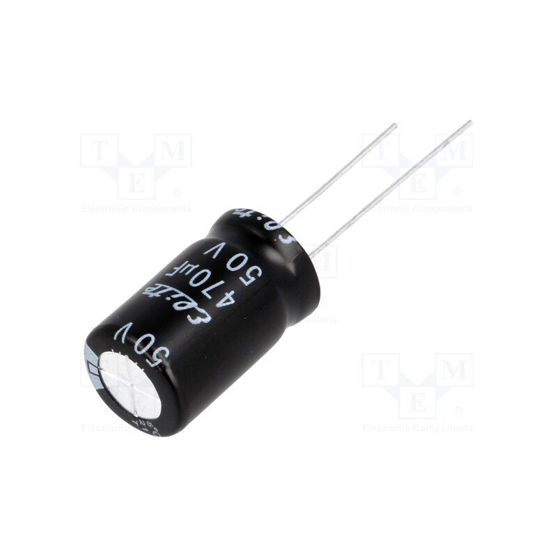 20 pcs : PF1H471MNN1220 - Capacitor: electrolytic, THT, 470uF, 50VDC, Ø12.5x20mm, Pitch: 5mm