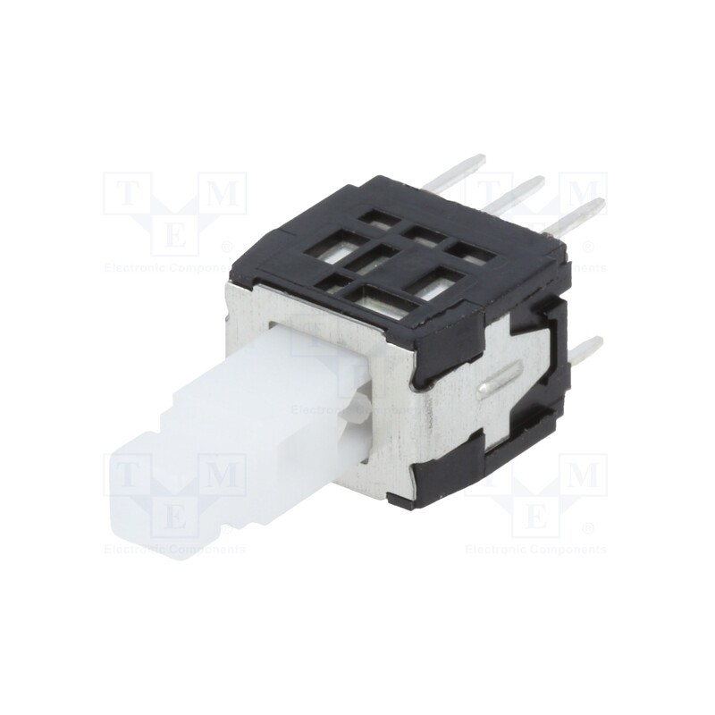 10 pcs : SPPH410100 - Switch: push-button, Pos: 2, DPDT, 0.1A/30VDC, OFF-ON, THT, SPPH