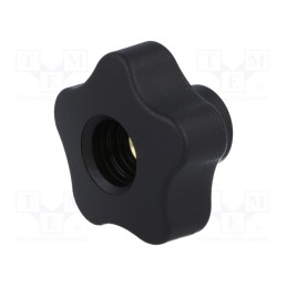 10 pcs : VCT.40 FP-M8 - Knob, Ø: 40mm, Int.thread: M8, 18mm, H: 27mm, technopolymer PP