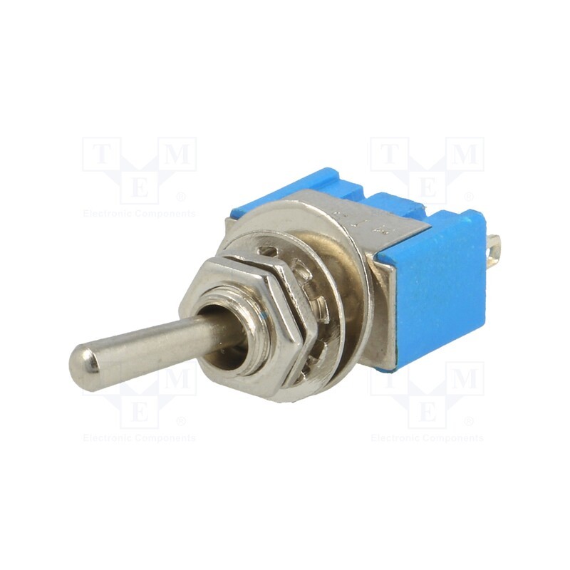 10 pcs : - Switch: toggle, Pos: 2, SPDT, ON-ON, 3A/250VAC, Leads: for soldering