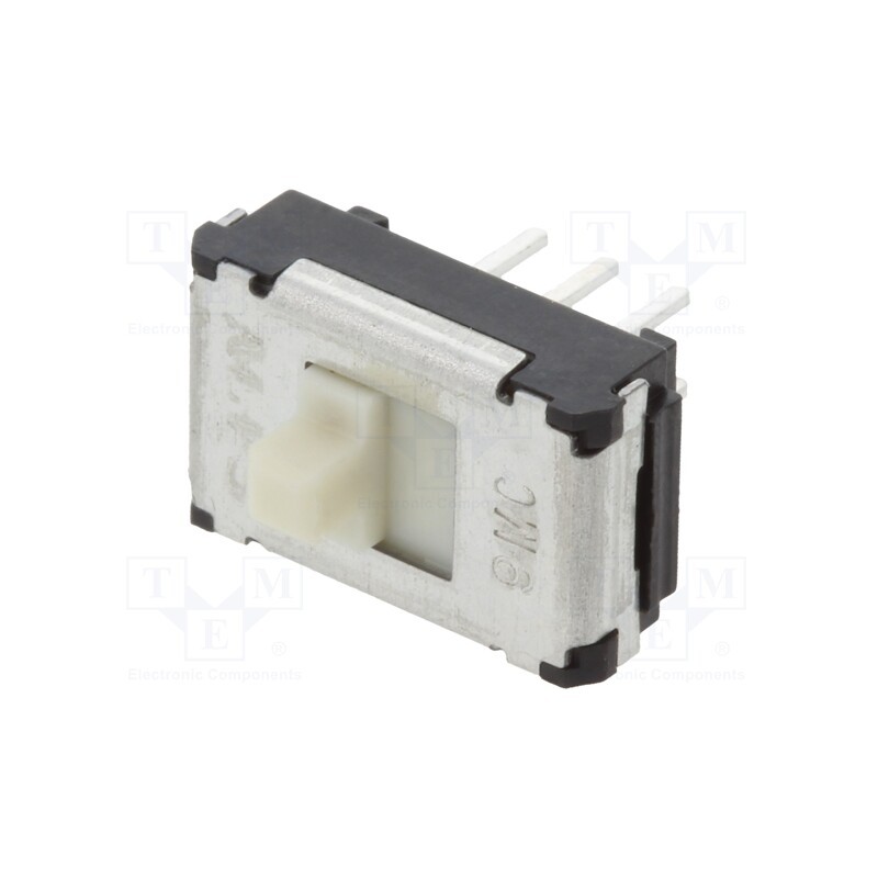 10 pcs : SSSS922000 - Switch: slide, Pos: 2, DPDT, 0.1A/12VDC, ON-ON, THT, Leads: for PCB