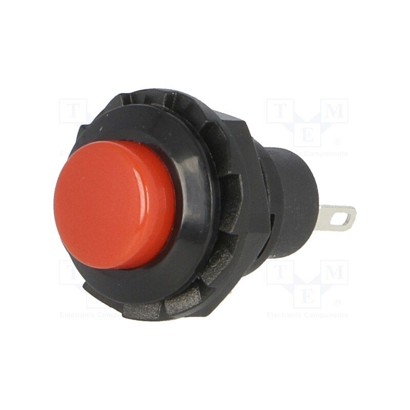10 pcs : R13-502A-05-BR - Switch: push-button, Pos: 2, SPST-NO, 1.5A/250VAC, OFF-(ON)