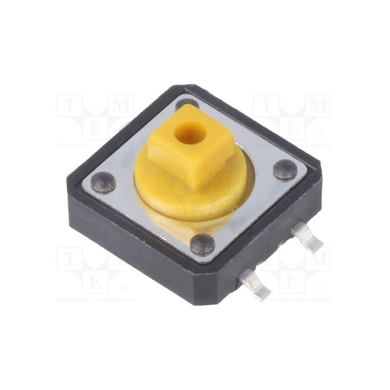 50 pcs : TACTMS-24N-F - Microswitch TACT, SPST-NO, Pos: 2, 0.05A/12VDC, SMT, none, 1.6N