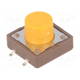20 pcs : DTSM-25S-V-B - Microswitch TACT, SPST-NO, Pos: 2, 0.05A/12VDC, SMT, none, 3.2N