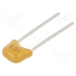 50 pcs : CT40805B103K500F1R - Capacitor: ceramic, 10nF, 50V, X7R, ±10%, THT, 2.54mm