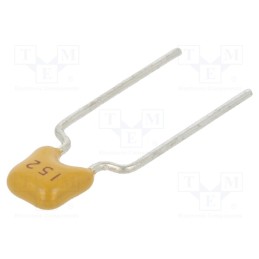 50 pcs : CT40805B152K101F3R - Capacitor: ceramic, 1.5nF, 100V, X7R, ±10%, THT, 5mm