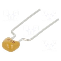 50 pcs : CT40805B472K500F3R - Capacitor: ceramic, 4.7nF, 50V, X7R, ±10%, THT, 5mm