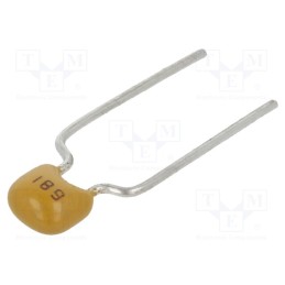 50 pcs : CT40805B681K500F3R - Capacitor: ceramic, 680pF, 50V, X7R, ±10%, THT, 5mm