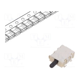 10 pcs : SDS002R - Switch: detecting, Pos: 2, SPST-NC, 0.1A/12VDC, Leads: for PCB, SMT