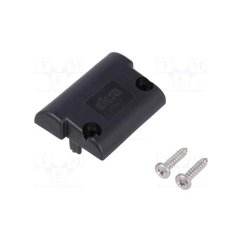 10 pcs : 429821 - End header, technopolymer PA, ELEROLL transport system, black