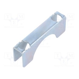 10 pcs : ŁC10.43 (1 1/4') - Mounting coupler, steel, zinc, u-bolt, D-CB10..43..81