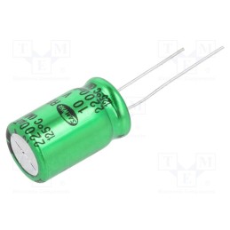 10 pcs : RB1A228M12020PH - Capacitor: electrolytic, THT, 2200uF, 10VDC, Ø12.5x20mm, ±20%