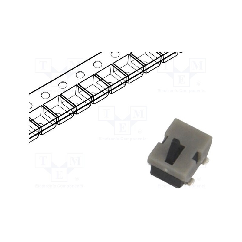 10 pcs : HDT0001 - Switch: detecting, Pos: 2, SPST-NO, 0.001A/5VDC, SMT, 100MΩ, reel