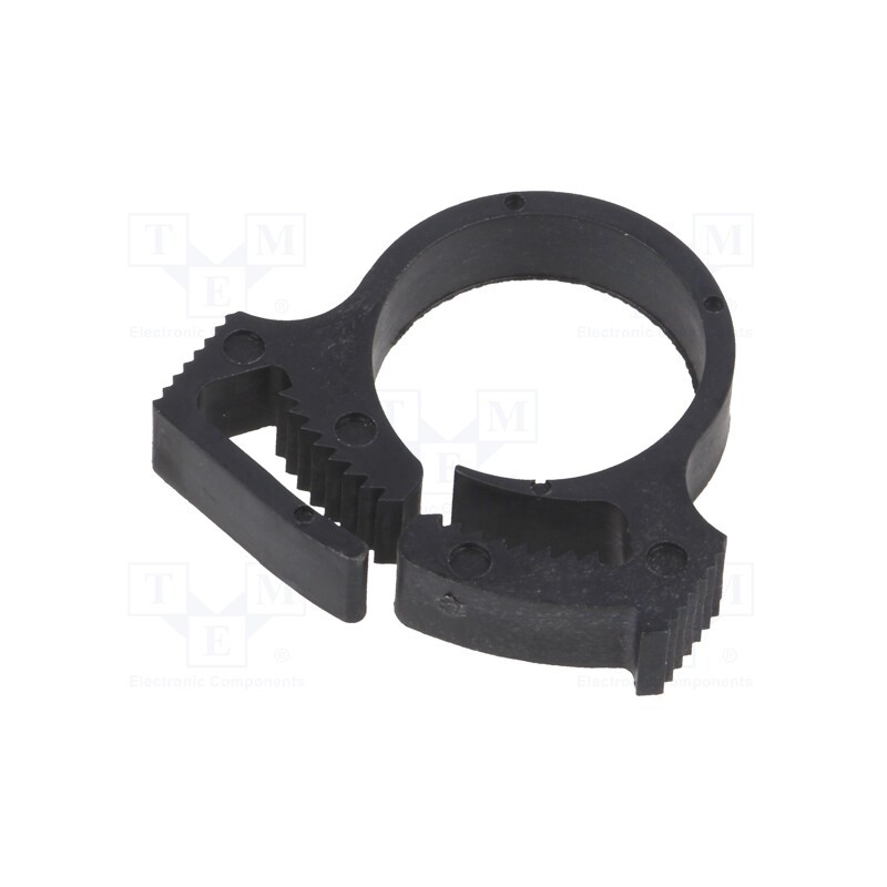 50 pcs : 192-10100 - Fixing clamp, ØBundle : 14.5÷16.6mm, W: 5.9mm, polyamide, black