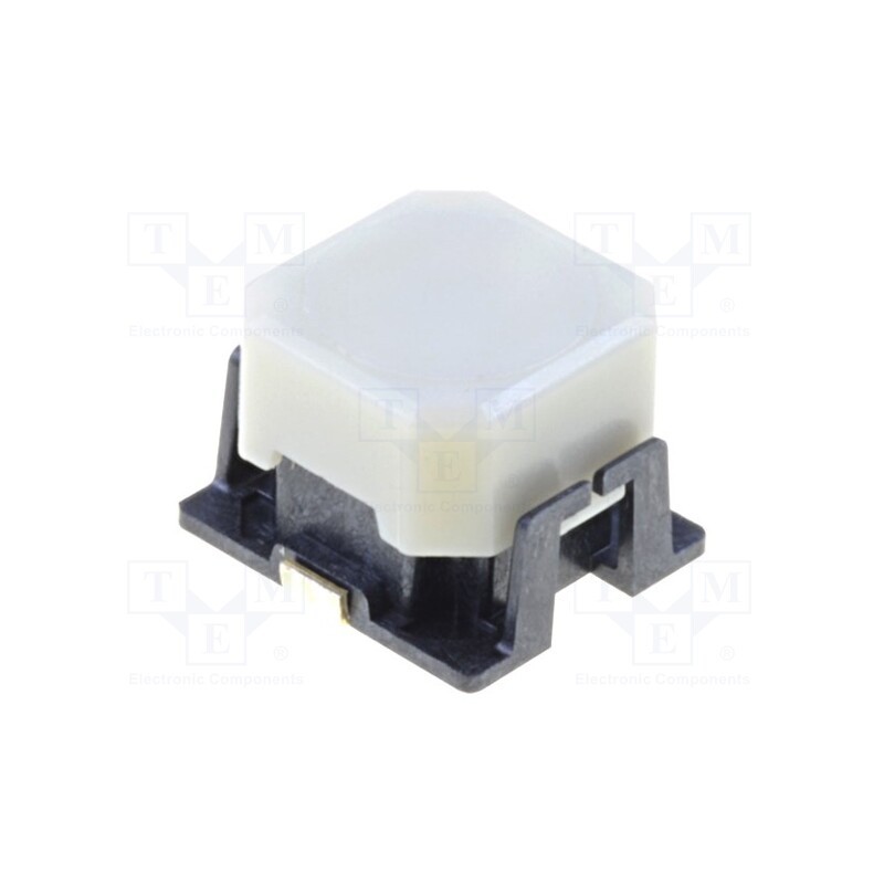 10 pcs : B3AL-1003P - Switch: keypad, Pos: 2, SPST-NO, 0.05A/16VDC, white, SMT, 3.5N, B3AL