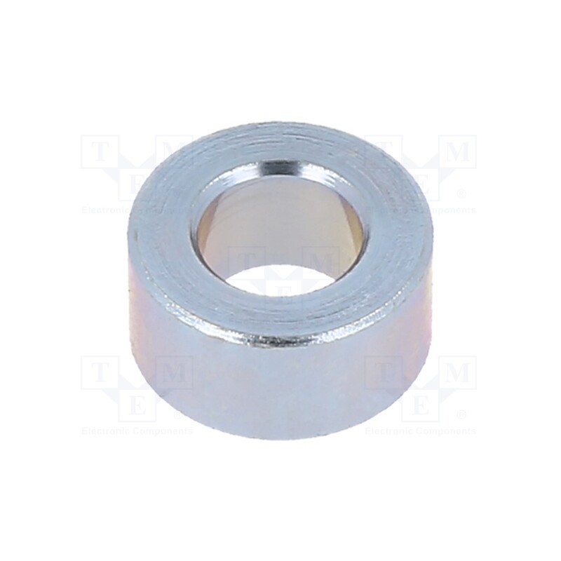 50 pcs : 328/4,3X04 - Spacer sleeve, 4mm, cylindrical, steel, zinc, Out.diam: 8mm