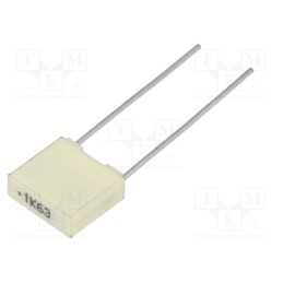 20 pcs : R82DC3100Z350K - Capacitor: polyester, 100nF, 40VAC, 63VDC, 5mm, ±10%, 7.2x2.5x6.5mm