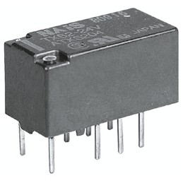 1 pcs - Panasonic Surface Mount Signal Relay, 12V dc Coil, 1A Switching Current, DPDT