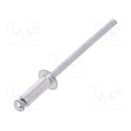 10 pcg : 70330 - Rivet, aluminium, Rivet diam: 3.2mm, L.rivet: 9.6mm, 50pcs.