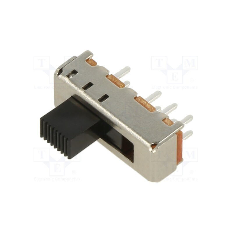 10 pcs : SS-23E06-G 5 - Switch: slide, Pos: 3, DP3T, 0.3A/30VDC, ON-ON-ON, THT, -20÷70°C