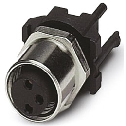 20 pcs - Phoenix Contact Circular Connector, 3 Contacts, Panel Mount, M8 Connector, Socket, Female, IP67, SACC Series