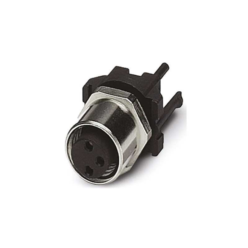 20 pcs - Phoenix Contact Circular Connector, 3 Contacts, Panel Mount, M8 Connector, Socket, Female, IP67, SACC Series