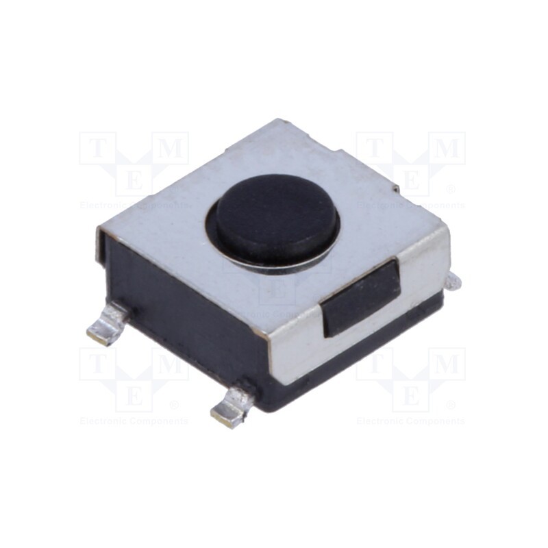 20 pcs : 1-1437565-9 - Microswitch TACT, SPST-NO, Pos: 2, 0.05A/24VDC, SMT, none, 1.6N