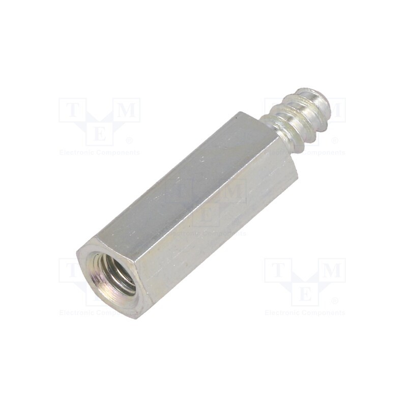 50 pcs : 228ST4.8X20 - Screwed spacer sleeve, 20mm, Int.thread: M5, Ext.thread: ST4,8