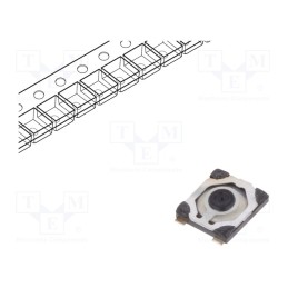 20 pcs : KMT211GHFLFS - Microswitch TACT, SPST-NO, Pos: 2, 0.05A/32VDC, SMT, none, 1N, KMT3