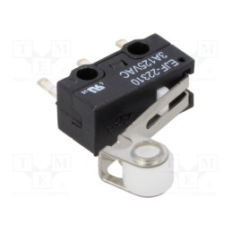 10 pcs : EJF2231000 - Microswitch SNAP ACTION, 3A/125VAC, 2A/30VDC, SPDT, ON-(ON), EJF