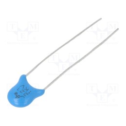 50 pcs : JYC3A221KBB065000B - Capacitor: ceramic, 220pF, 1kVDC, Y5P, ±10%, 5mm