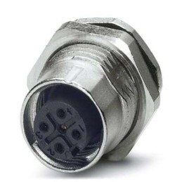 20 pcs - Phoenix Contact Circular Connector, 5 Contacts, Panel Mount, M12 Connector, Socket, IP67, SACC Series