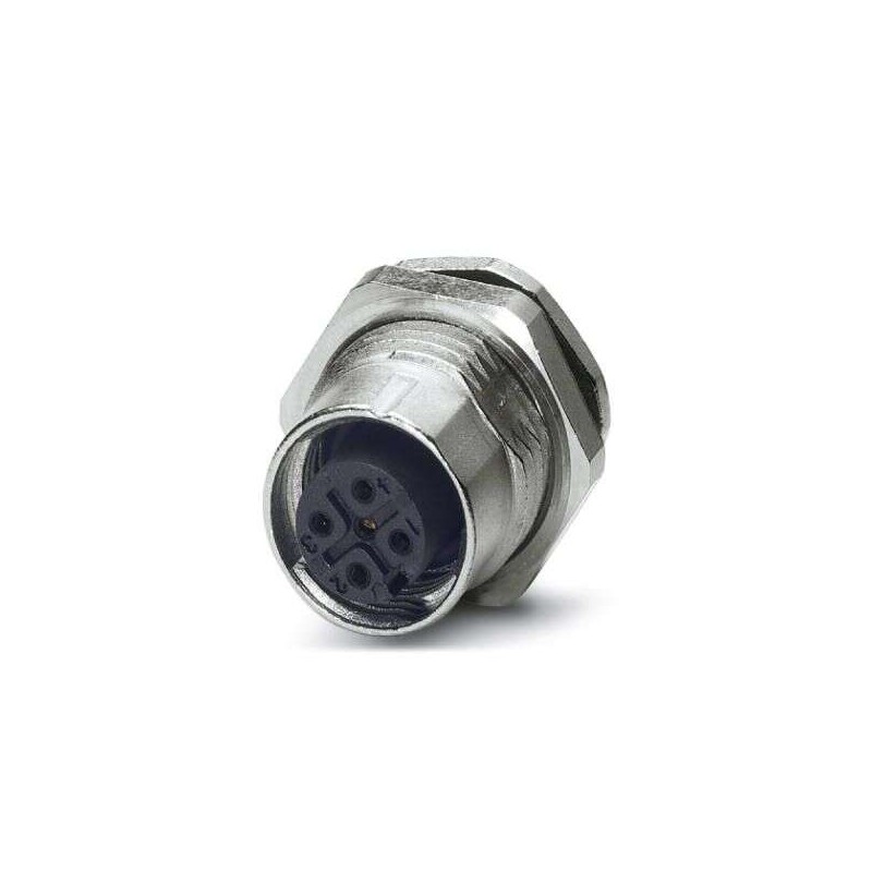 20 pcs - Phoenix Contact Circular Connector, 5 Contacts, Panel Mount, M12 Connector, Socket, IP67, SACC Series