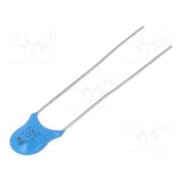 50 pcs : JYC3D101KBY065000B - Capacitor: ceramic, 100pF, 2kVDC, YL, ±10%, 5mm