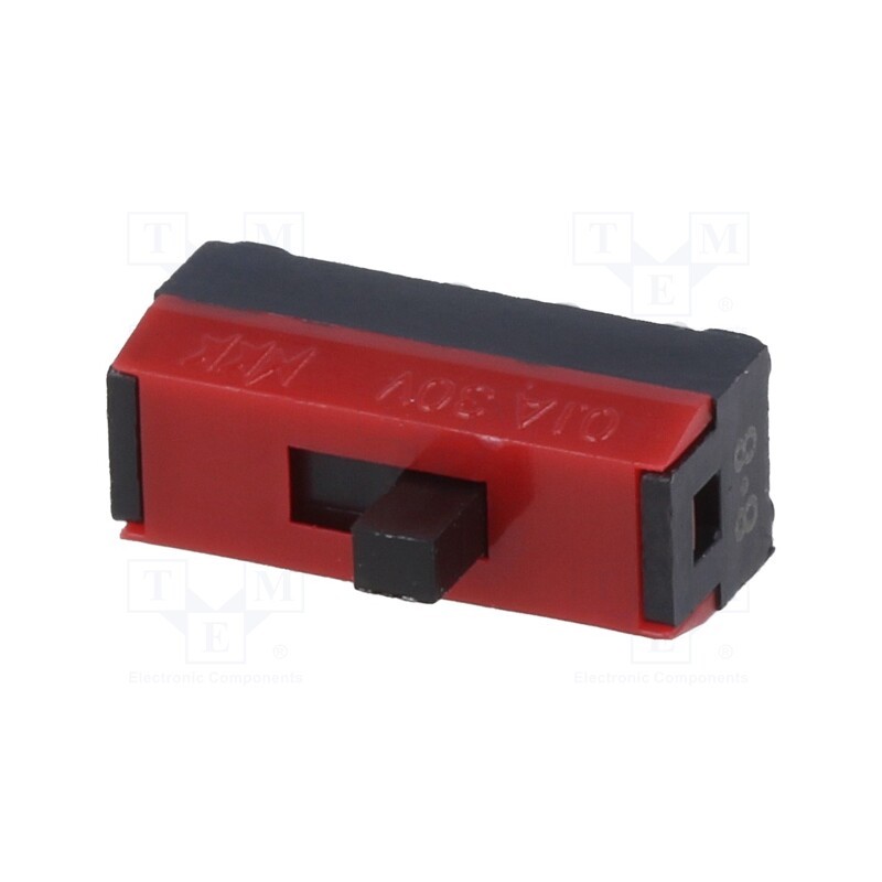 10 pcs : SS12SBP2 - Switch: slide, Pos: 2, SPDT, 0.1A/30VDC, ON-ON, vertical, -15÷60°C