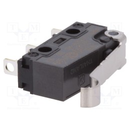10 pcs : AVL32453 - Microswitch SNAP ACTION, 5A/250VAC, 5A/30VDC, SPDT, ON-(ON), IP40