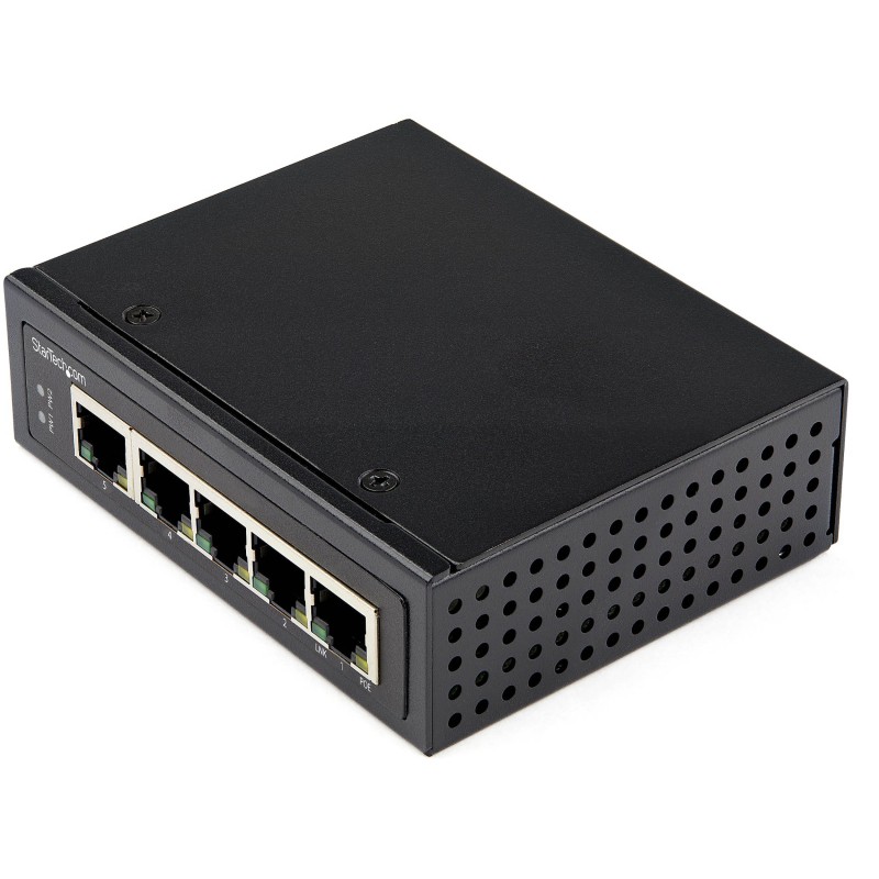 1 pcs - StarTech.com IESC1G50UP, Unmanaged 5 Port Gigabit Switch With PoE