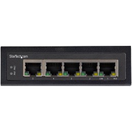 1 pcs - StarTech.com IESC1G50UP, Unmanaged 5 Port Gigabit Switch With PoE