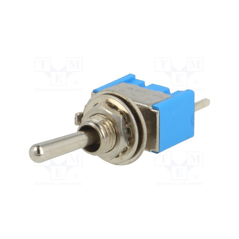 10 pcs : TSM103A2 - Switch: toggle, Pos: 3, SP3T, ON-OFF-ON, 3A/250VAC, Leads: for PCB