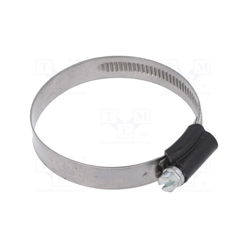 10 pcs : ST050 - Worm gear clamp, W: 9mm, Clamping: 50÷65mm, steel, ST, W1, DIN 3017