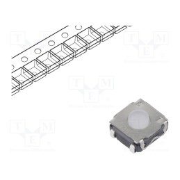 20 pcs : KSC2TE31J LFS - Microswitch TACT, SPST-NO, Pos: 2, 0.05A/32VDC, SMT, none, 2.8N